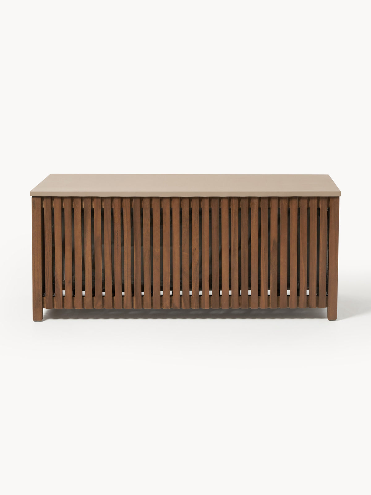Arkveno Acacia Wood Garden Storage Box with Insert, W 129 cm