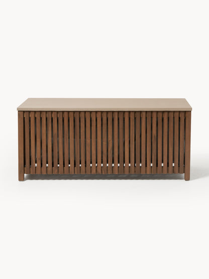 Arkveno Acacia Wood Garden Storage Box with Insert, W 129 cm