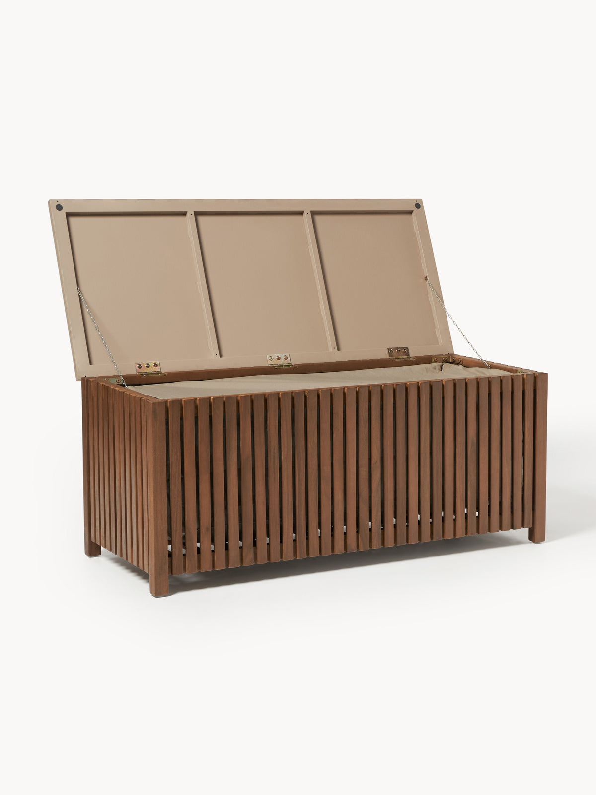 Arkveno Acacia Wood Garden Storage Box with Insert, W 129 cm