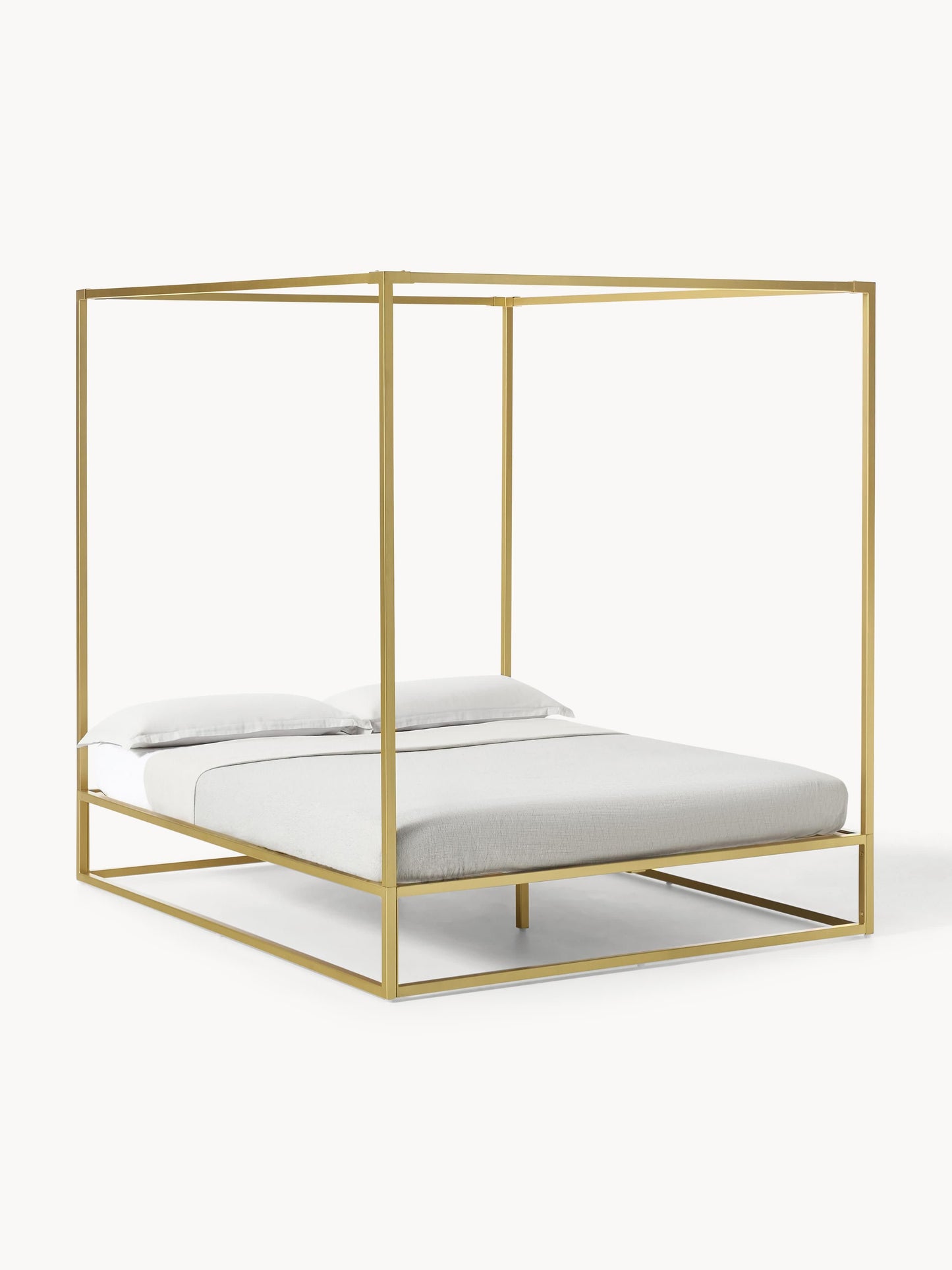Belvestra Metal Four-Poster Bed