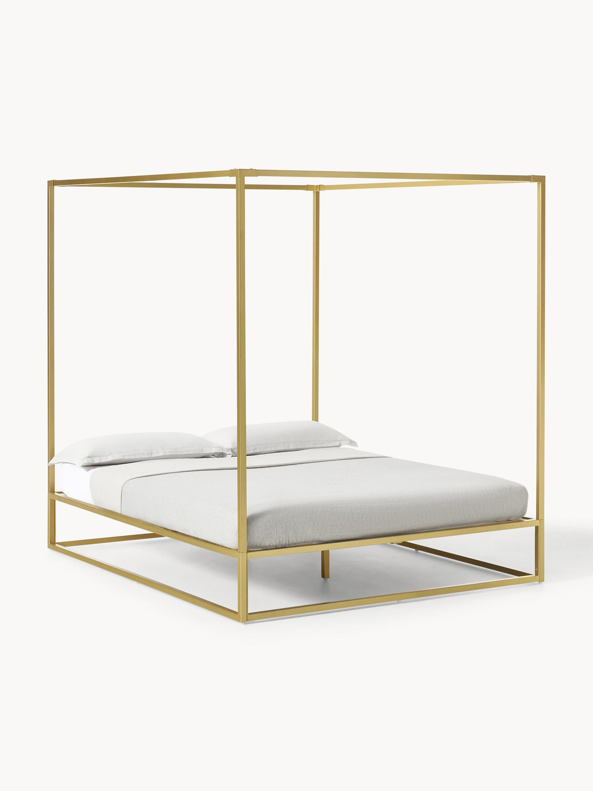 Belvestra Metal Four-Poster Bed