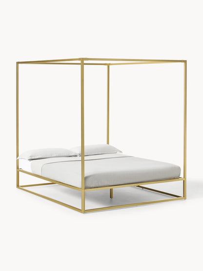 Belvestra Metal Four-Poster Bed