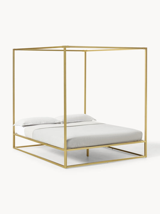 Belvestra Metal Four-Poster Bed