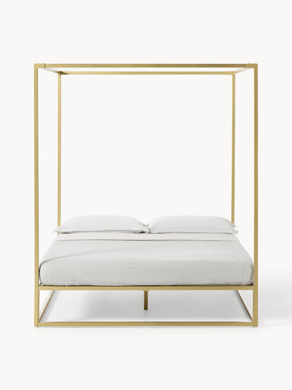 Belvestra Metal Four-Poster Bed