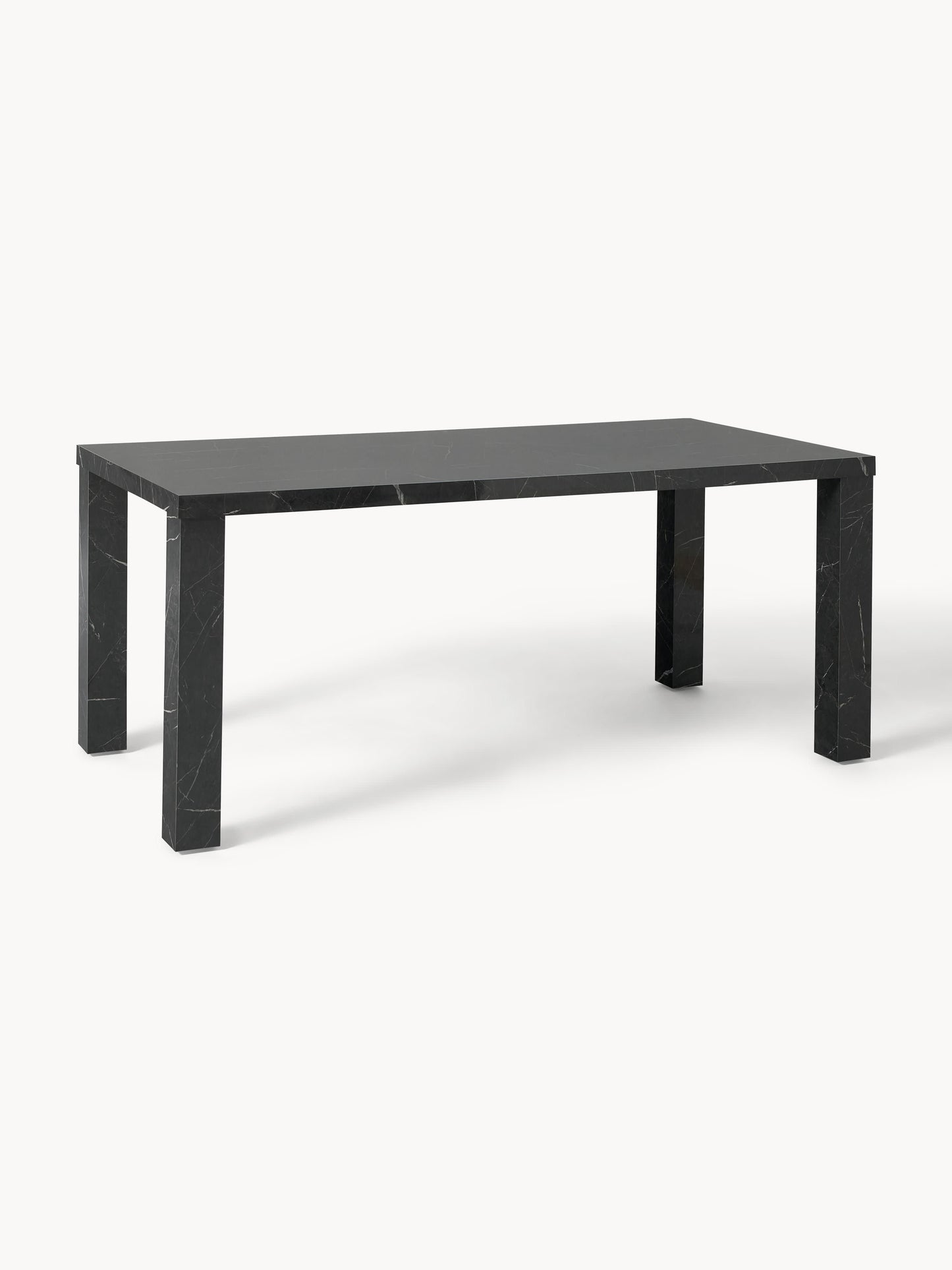 Carbino Dining Table in Marble Look, 180 x 90 cm