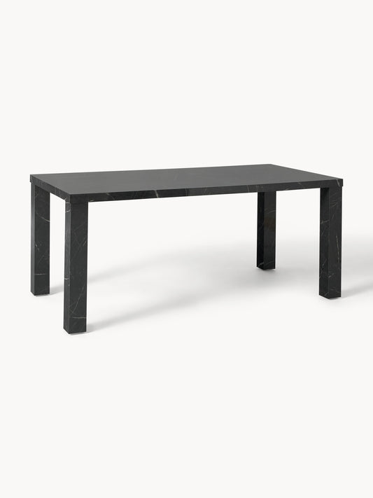Carbino Dining Table in Marble Look, 180 x 90 cm
