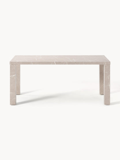 Carbino Dining Table in Marble Look, 180 x 90 cm