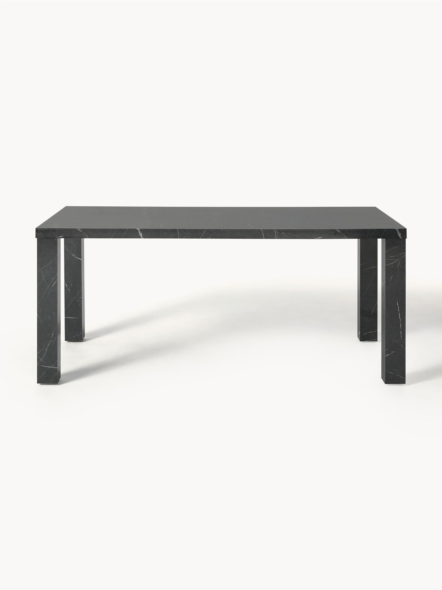 Carbino Dining Table in Marble Look, 180 x 90 cm