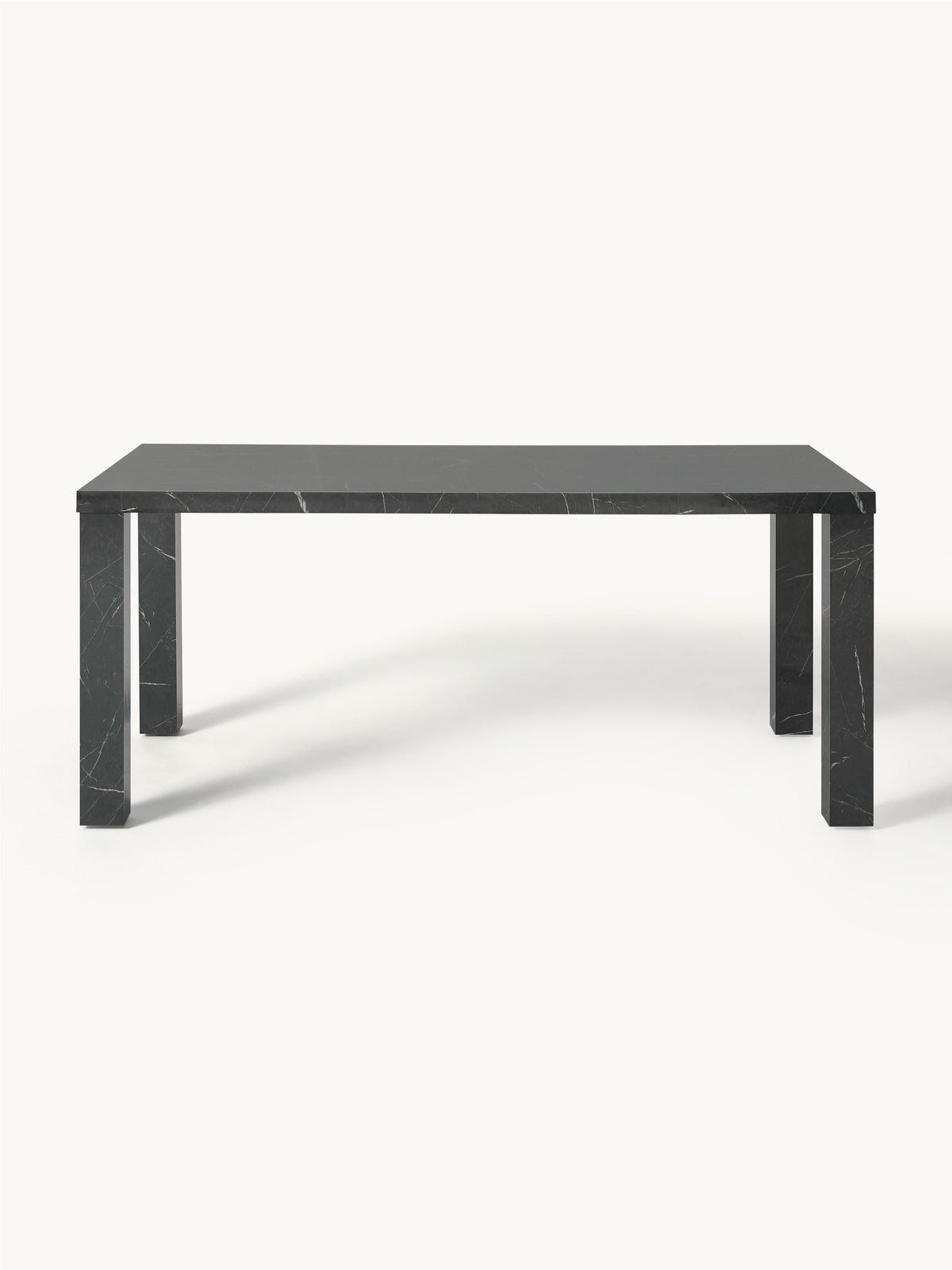 Carbino Dining Table in Marble Look, 180 x 90 cm
