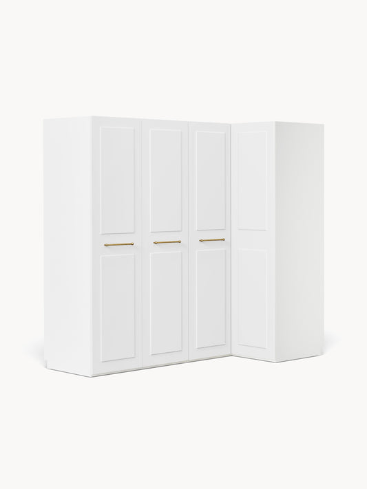 Charnika Modular Corner Wardrobe, 215 cm Wide, in Various Sizes
