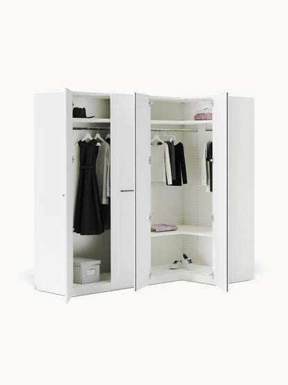Charnika Modular Corner Wardrobe, 215 cm Wide, in Various Sizes