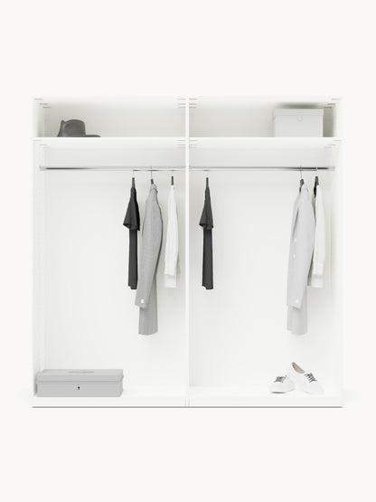 Charnika Modular Hinged-Door Wardrobe, 200 cm Wide, in Various Sizes