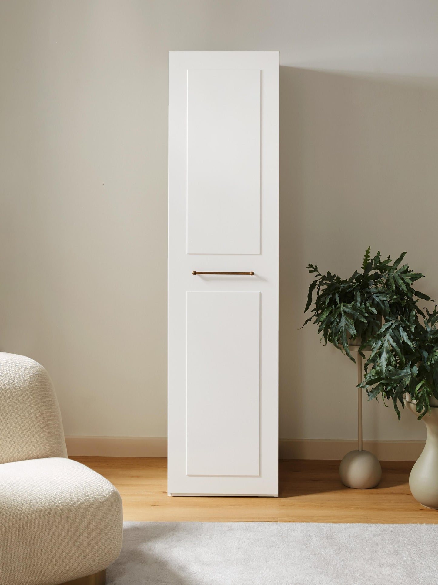 Charnika Modular Hinged-Door Wardrobe, 50 cm Wide, in Various Sizes