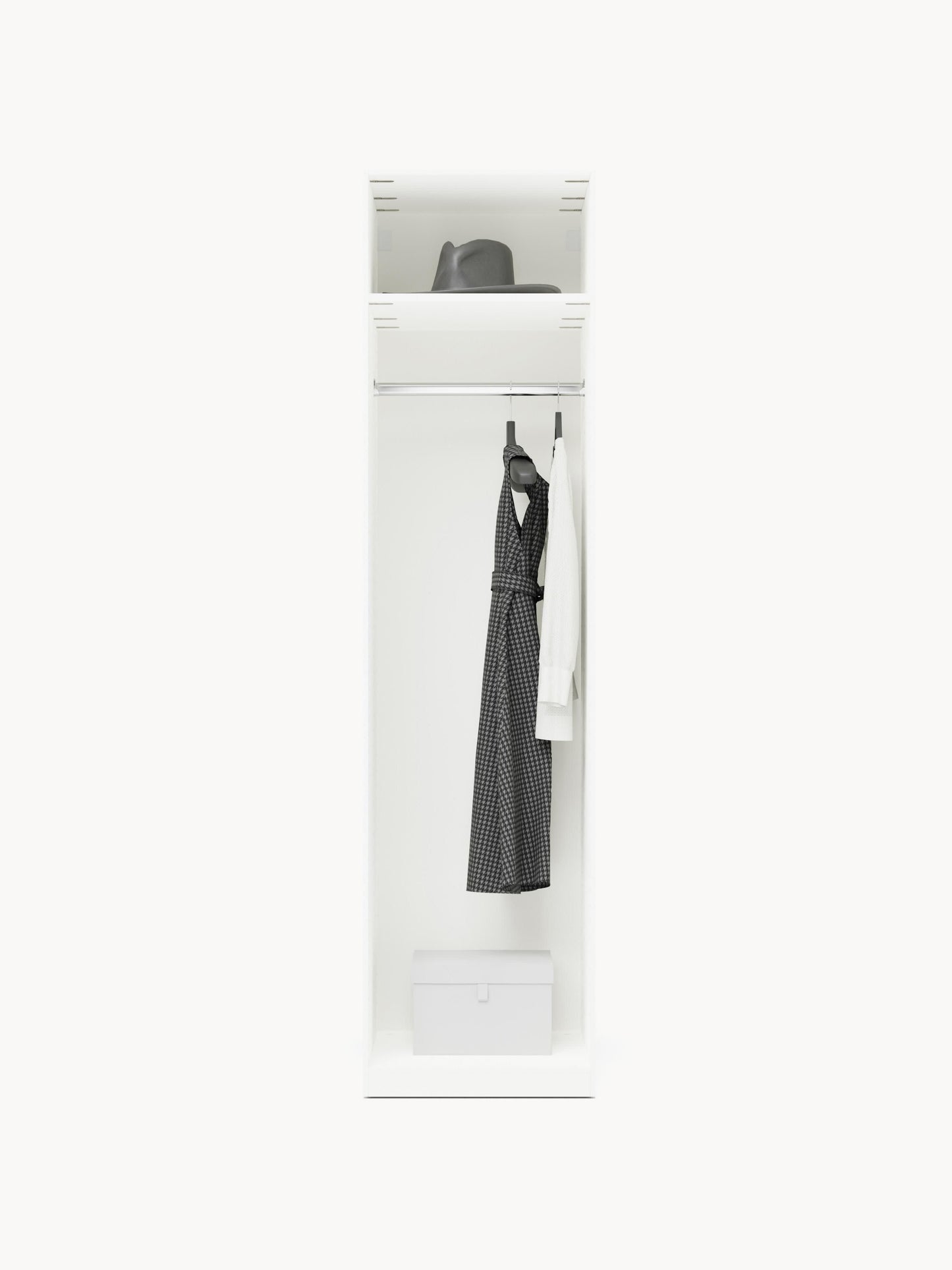 Charnika Modular Hinged-Door Wardrobe, 50 cm Wide, in Various Sizes