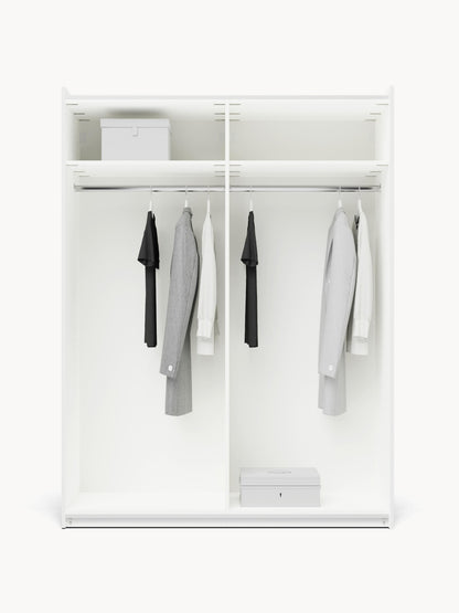 Charnika Modular Sliding-Door Wardrobe, 150 cm Wide, in Various Sizes