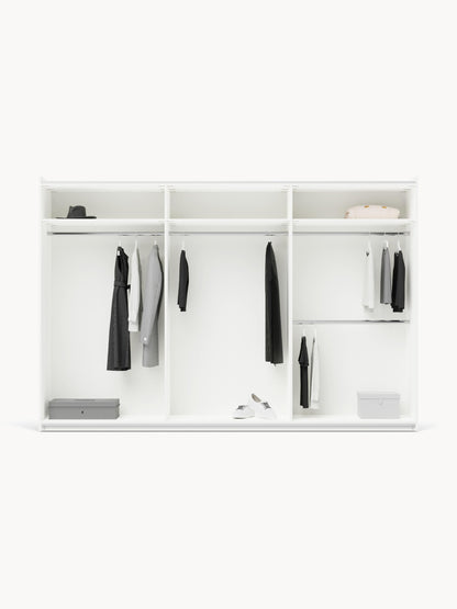 Charnika Modular Sliding-Door Wardrobe, 300 cm Wide, in Various Sizes