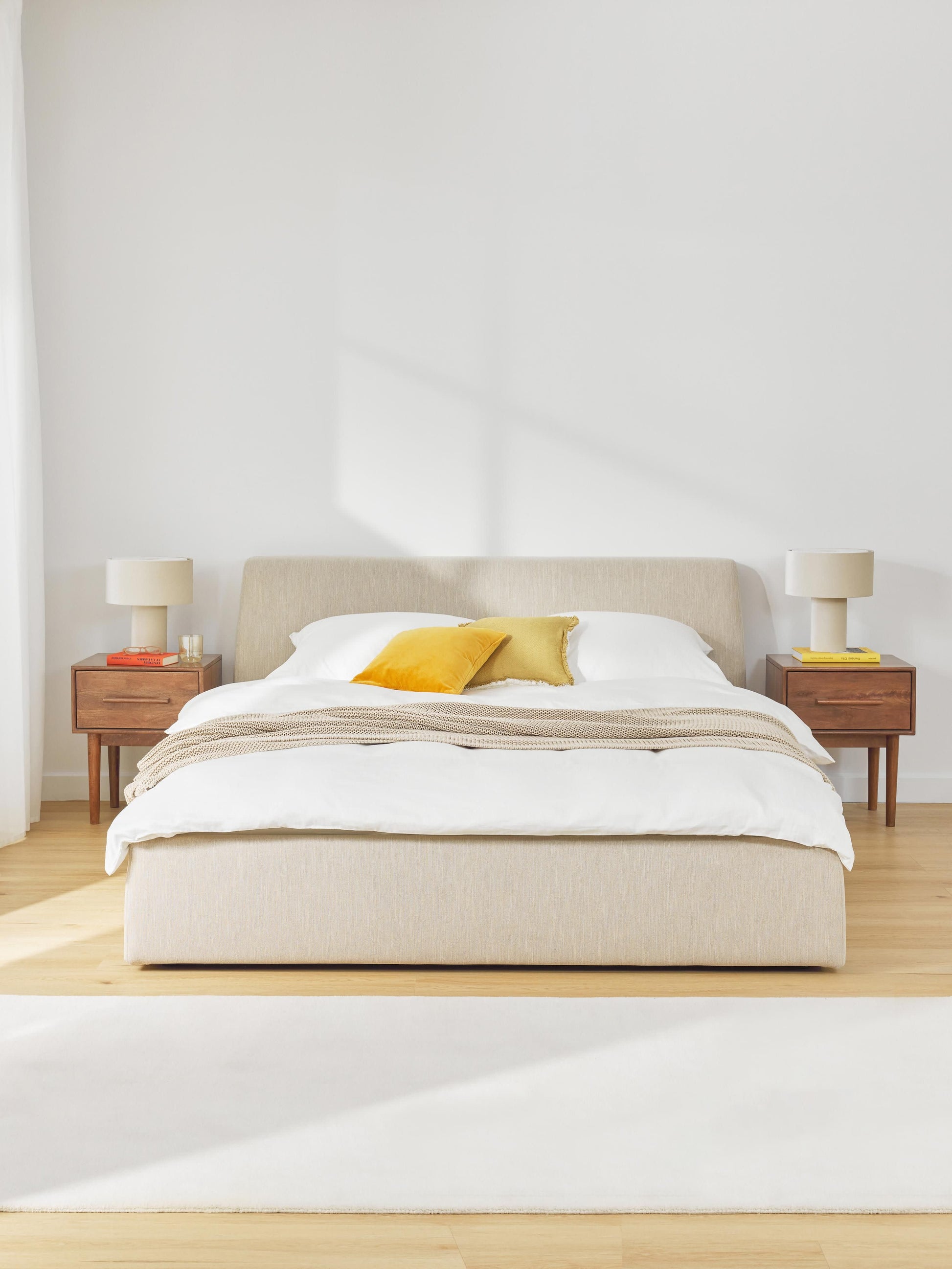 Clonardi Storage Bed, Upholstered