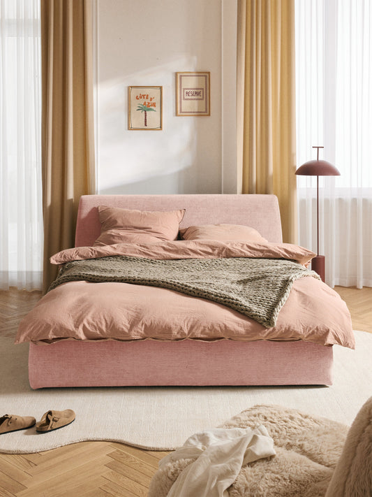 Clonardi Storage Bed, Upholstered