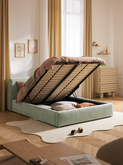 Clonardi Storage Bed, Upholstered