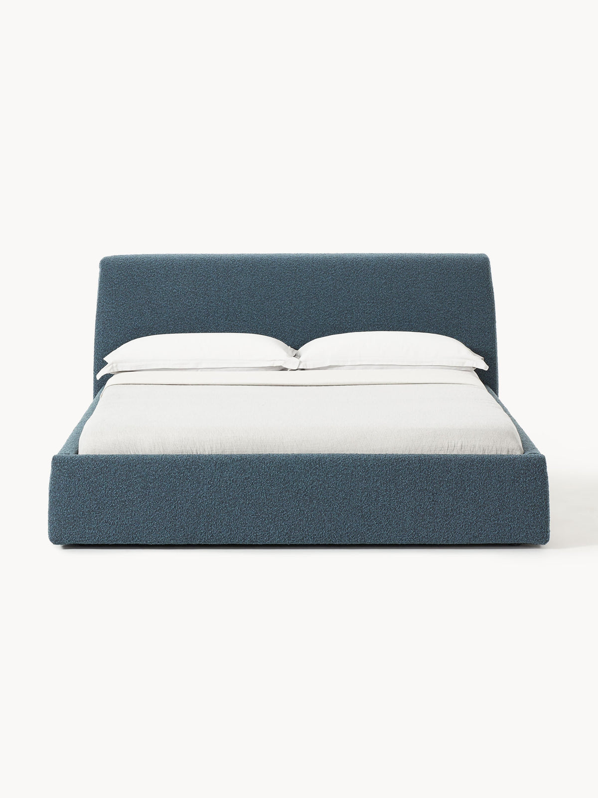 Clonardi Upholstered Bed in Bouclé