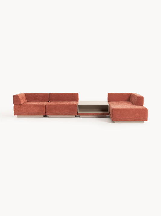 Colucci Modular Corner Sofa (4-Seater) with Coffee Table