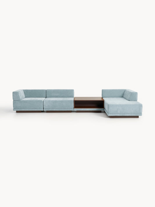 Colucci Modular Corner Sofa (4-Seater) with Coffee Table