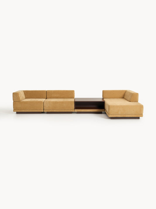 Colucci Modular Corner Sofa (4-Seater) with Coffee Table