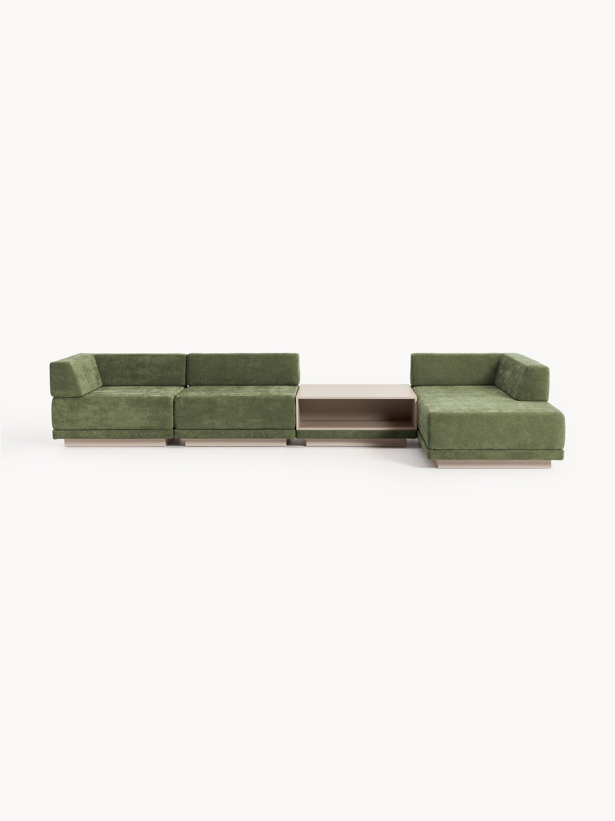 Colucci Modular Corner Sofa (4-Seater) with Coffee Table