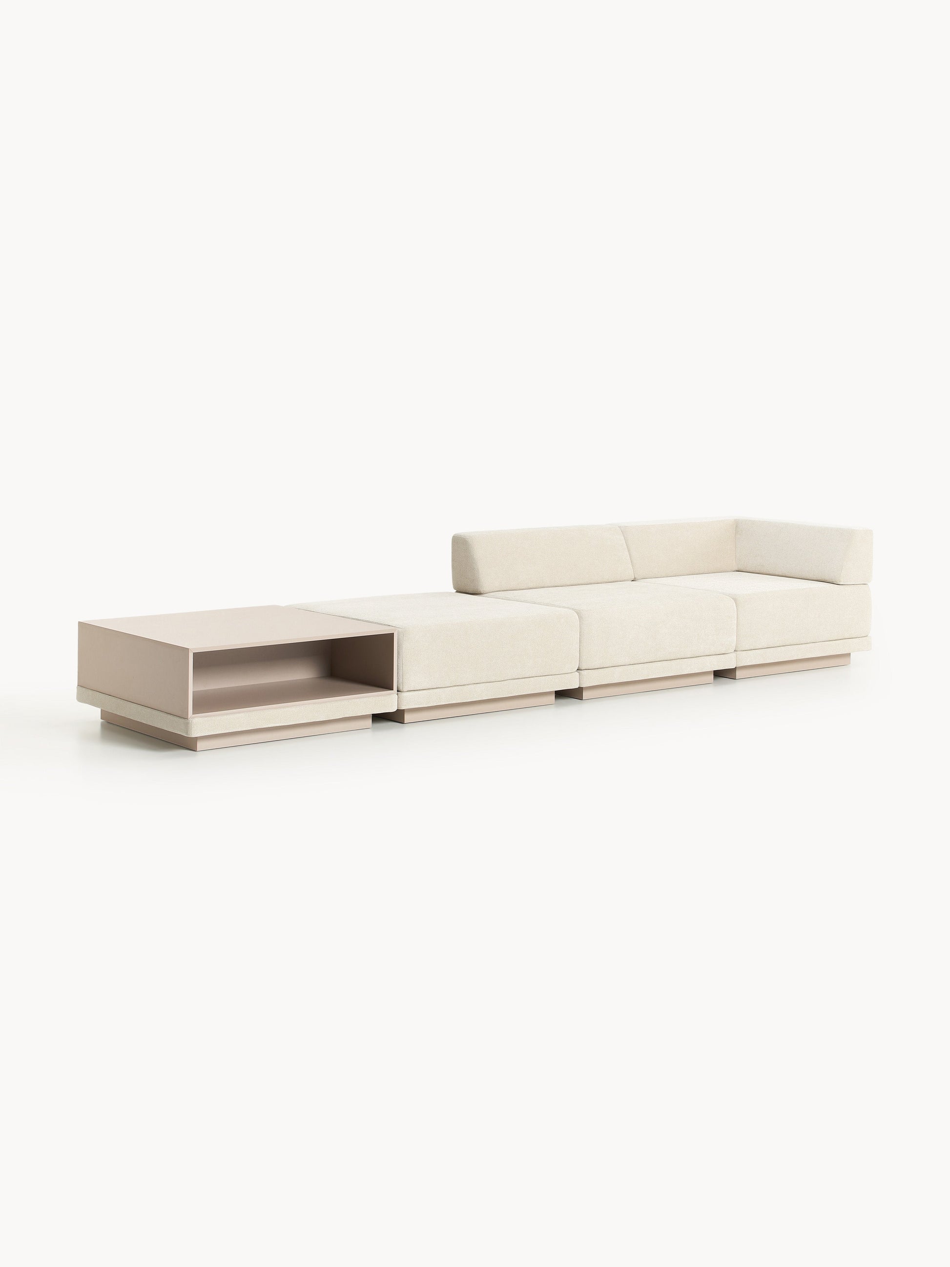 Colucci Modular Sofa (4-Seater) with Coffee Table & Ottoman