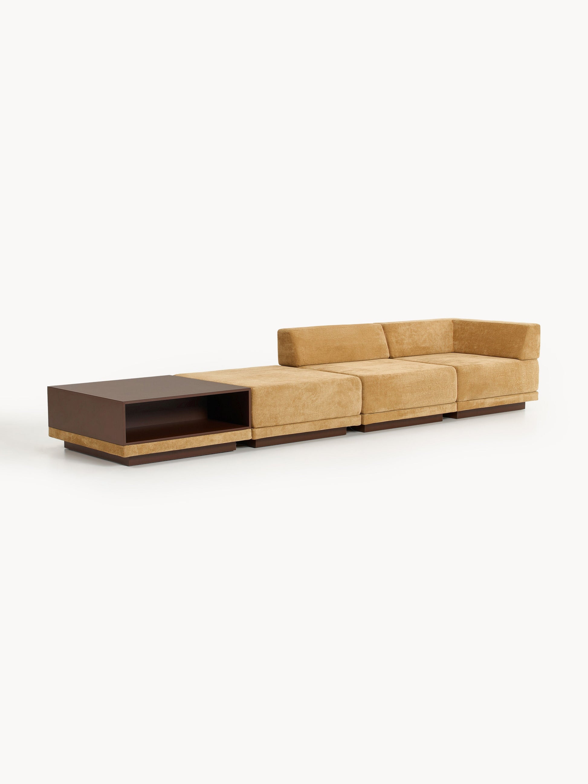 Colucci Modular Sofa (4-Seater) with Coffee Table & Ottoman