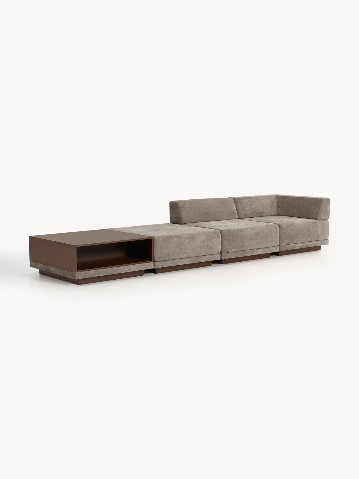 Colucci Modular Sofa (4-Seater) with Coffee Table & Ottoman