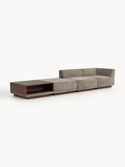 Colucci Modular Sofa (4-Seater) with Coffee Table & Ottoman