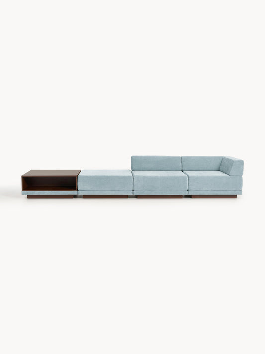 Colucci Modular Sofa (4-Seater) with Coffee Table & Ottoman