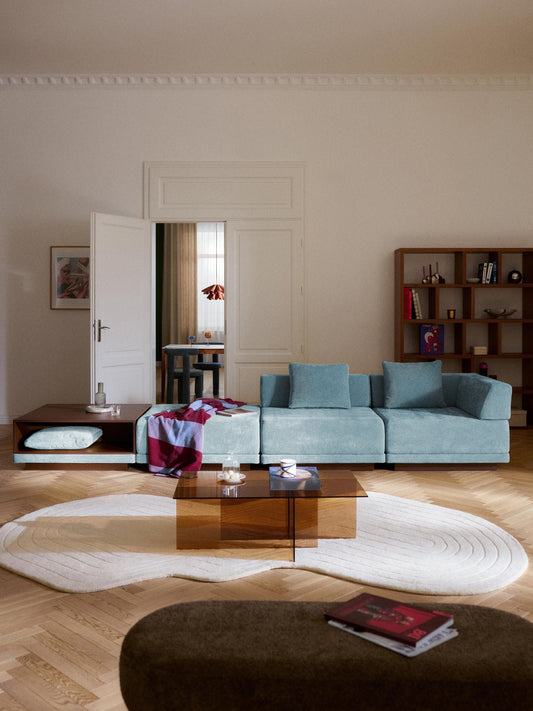 Colucci Modular Sofa (4-Seater) with Coffee Table & Ottoman