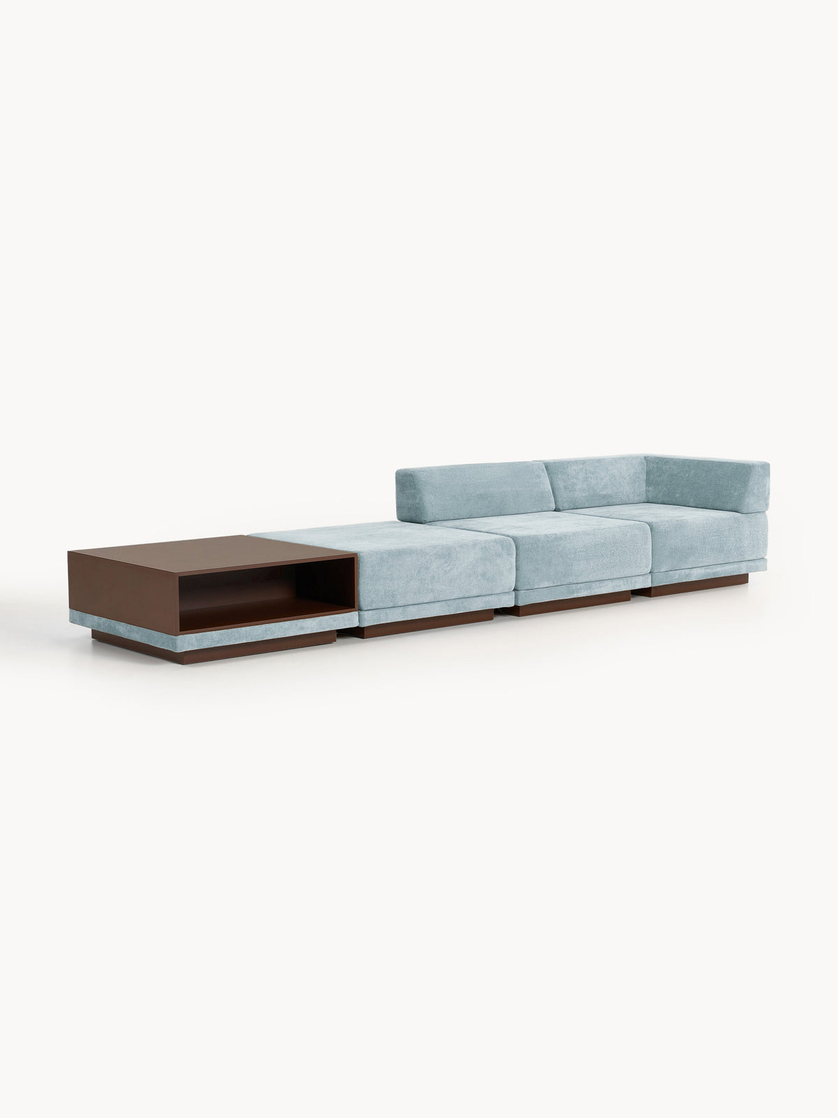 Colucci Modular Sofa (4-Seater) with Coffee Table & Ottoman