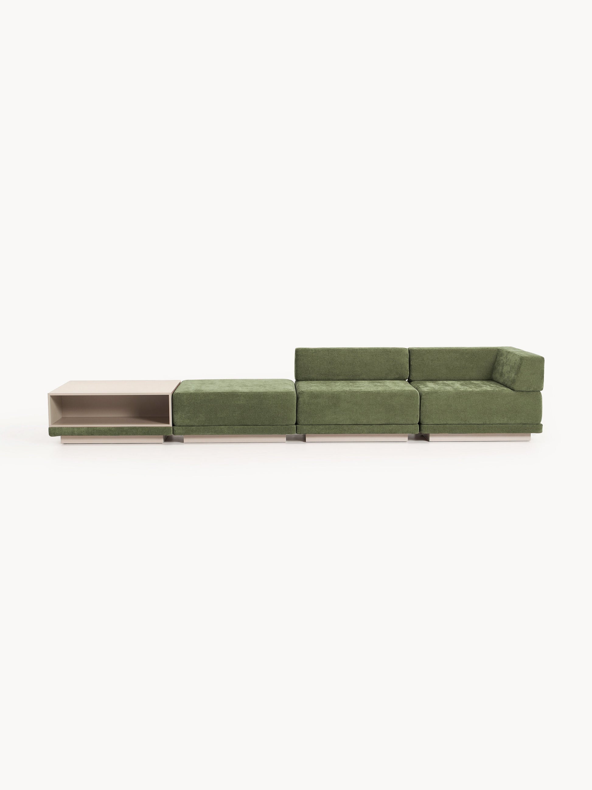 Colucci Modular Sofa (4-Seater) with Coffee Table & Ottoman