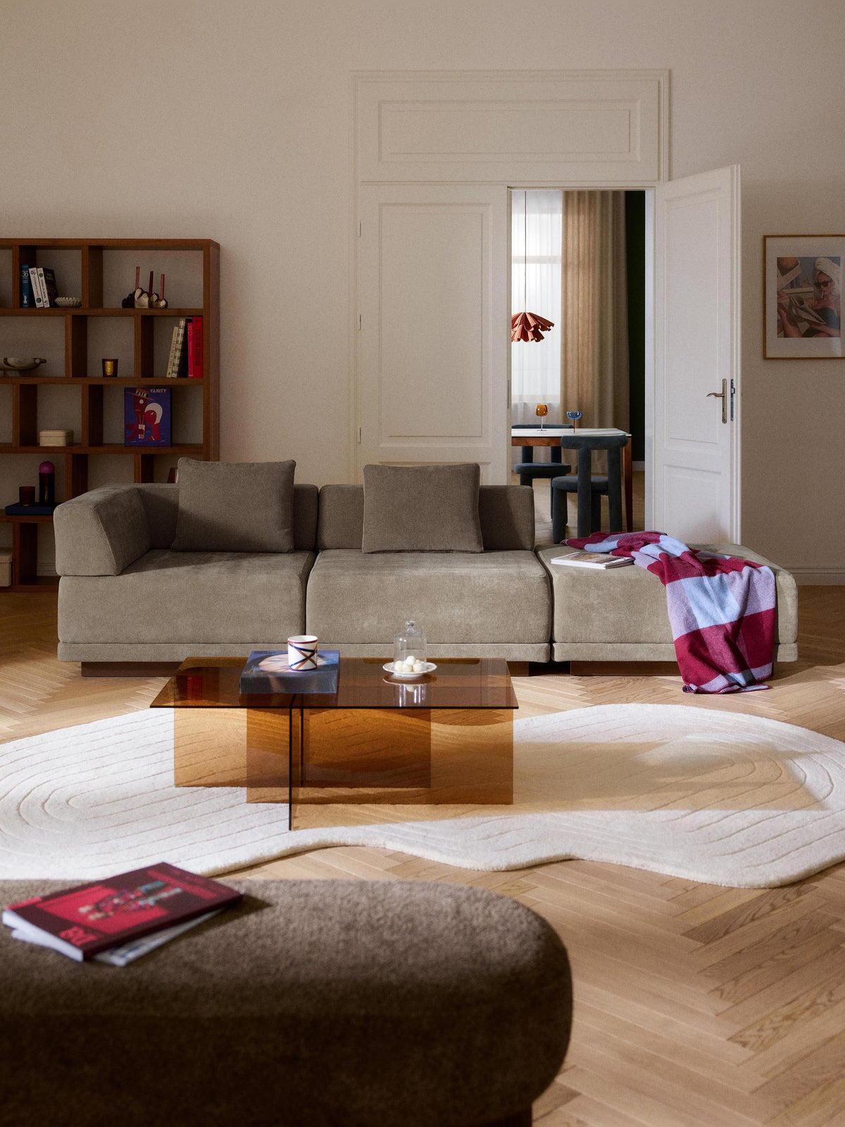 Colucci Modular Sofa (4-Seater) with Ottoman