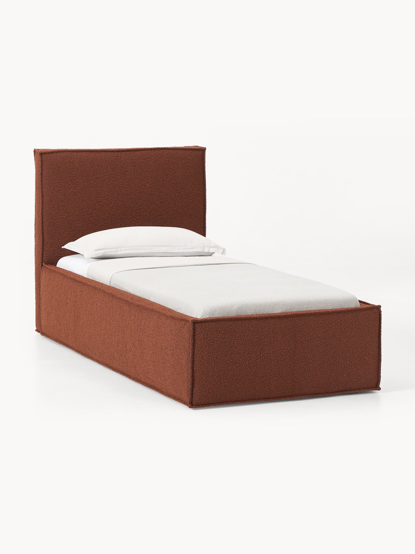 Dreselva Single Bed in Bouclé
