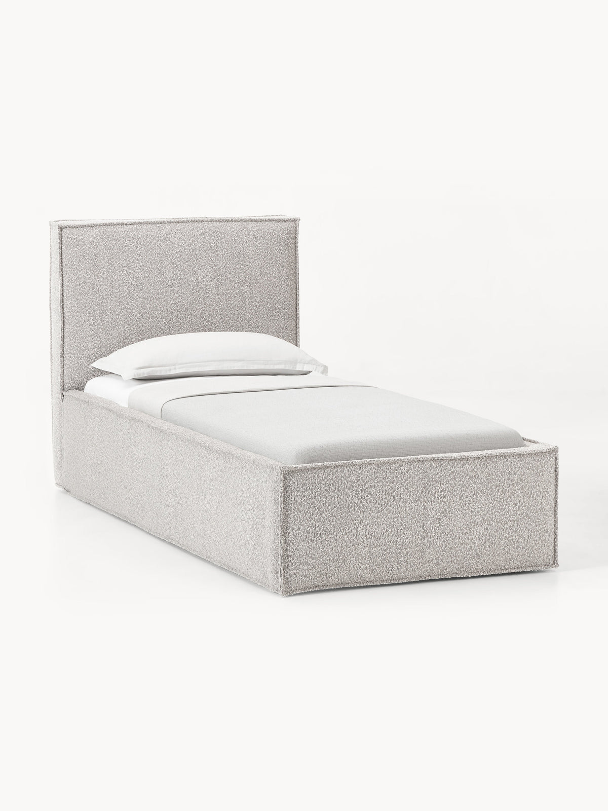 Dreselva Single Bed in Bouclé