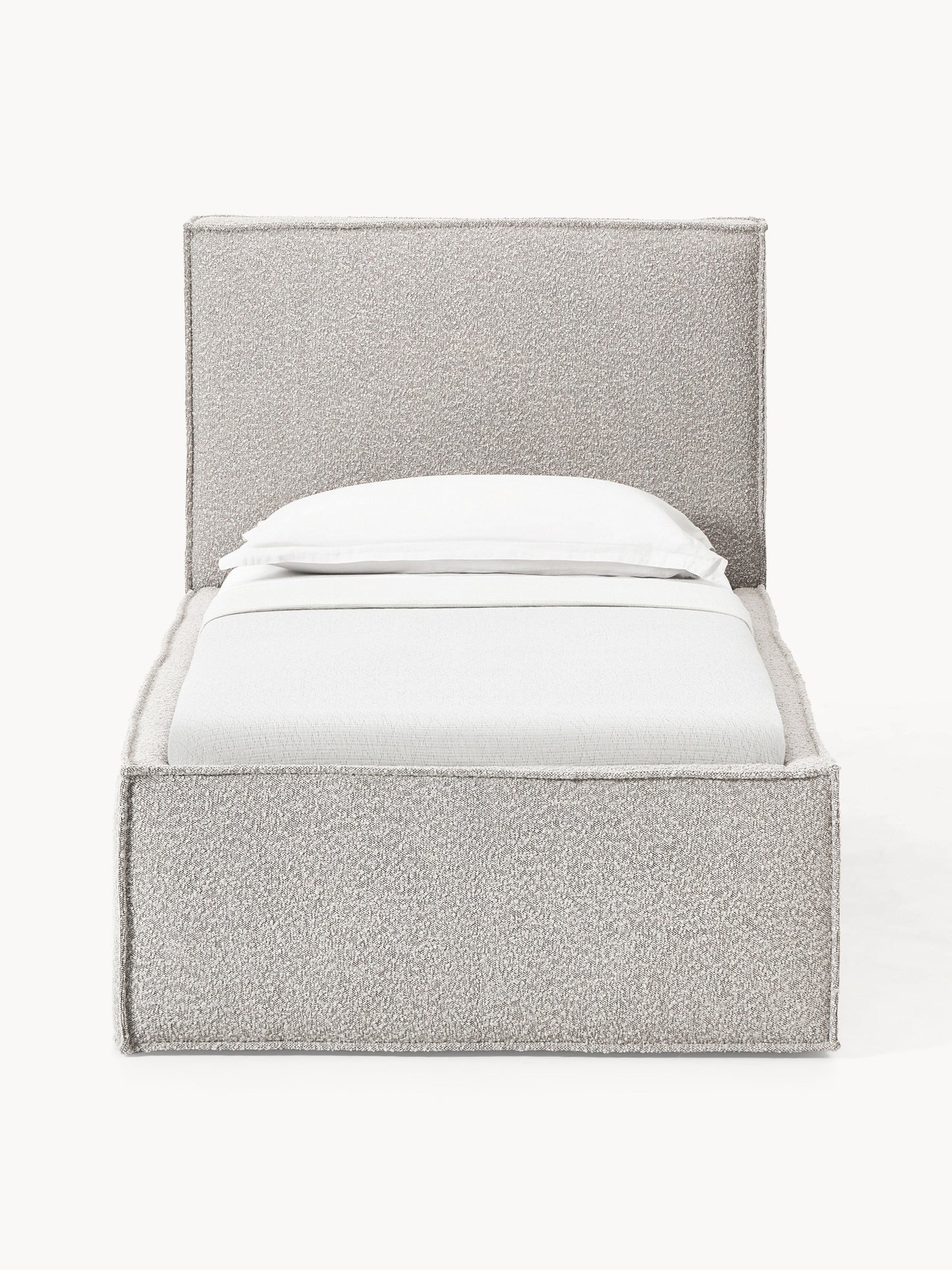 Dreselva Single Bed in Bouclé