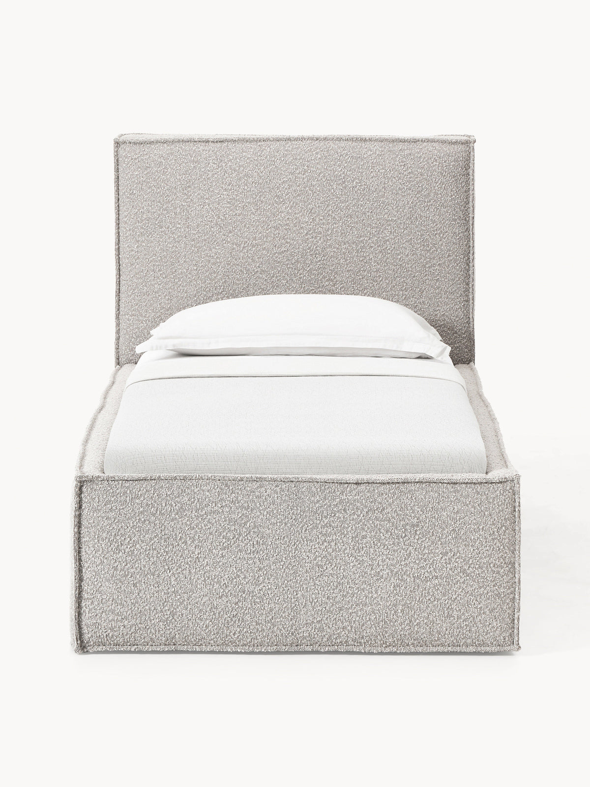 Dreselva Single Bed in Bouclé