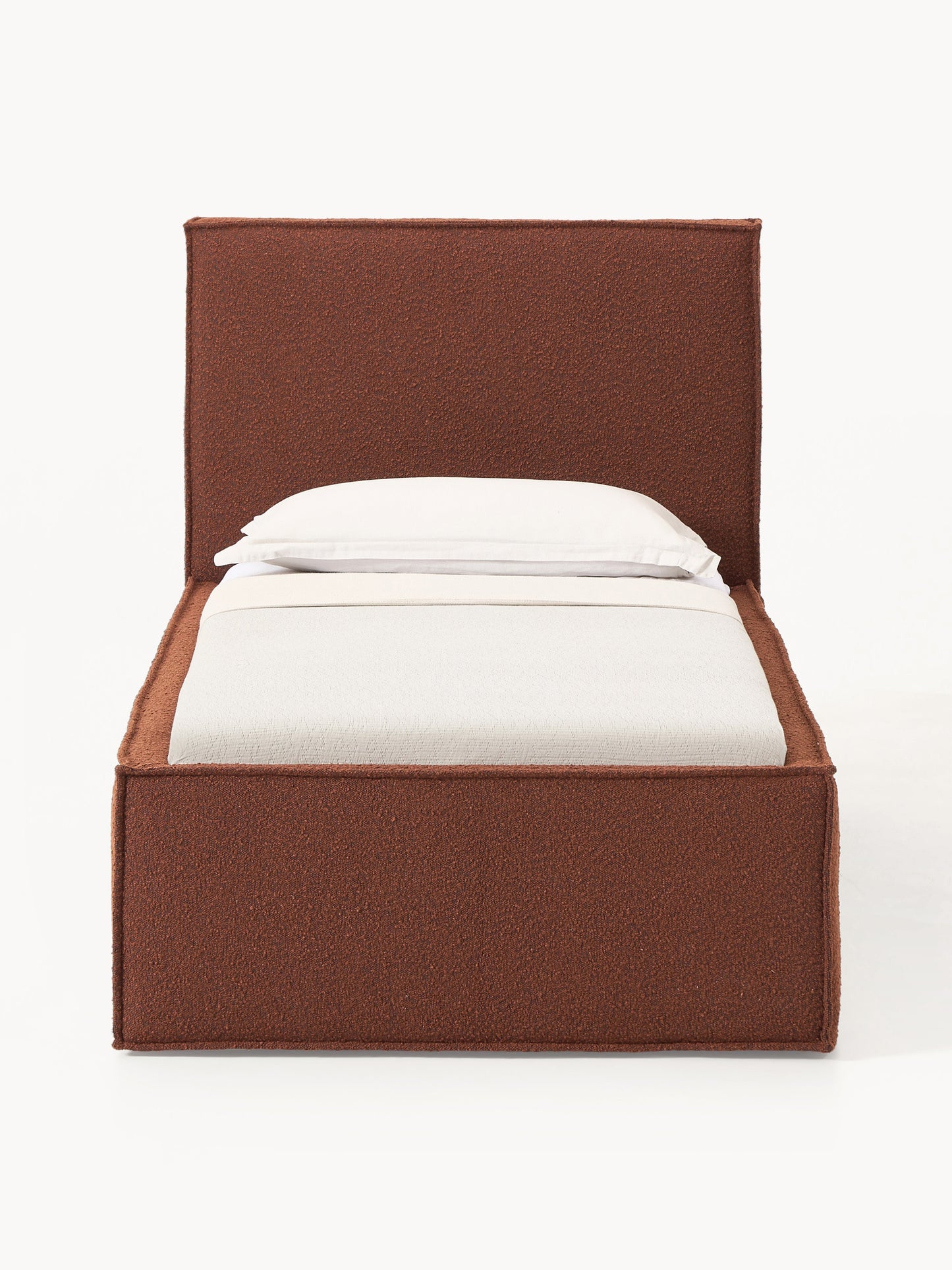 Dreselva Single Bed in Bouclé
