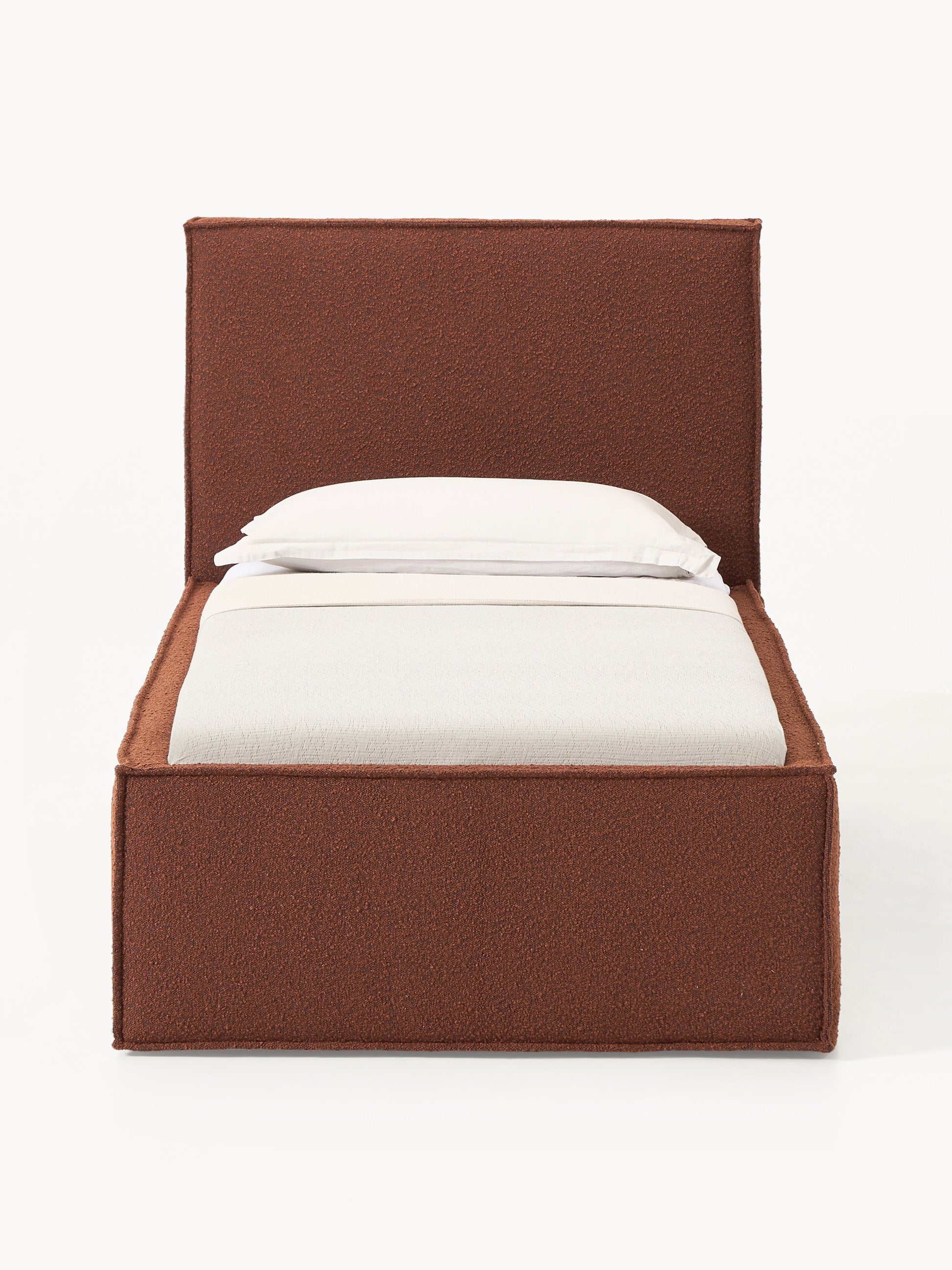 Dreselva Single Bed in Bouclé