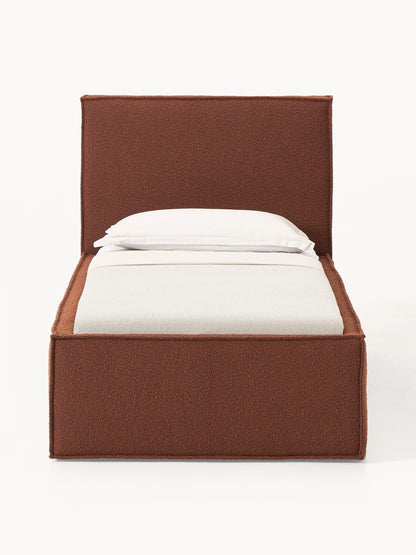 Dreselva Single Bed in Bouclé