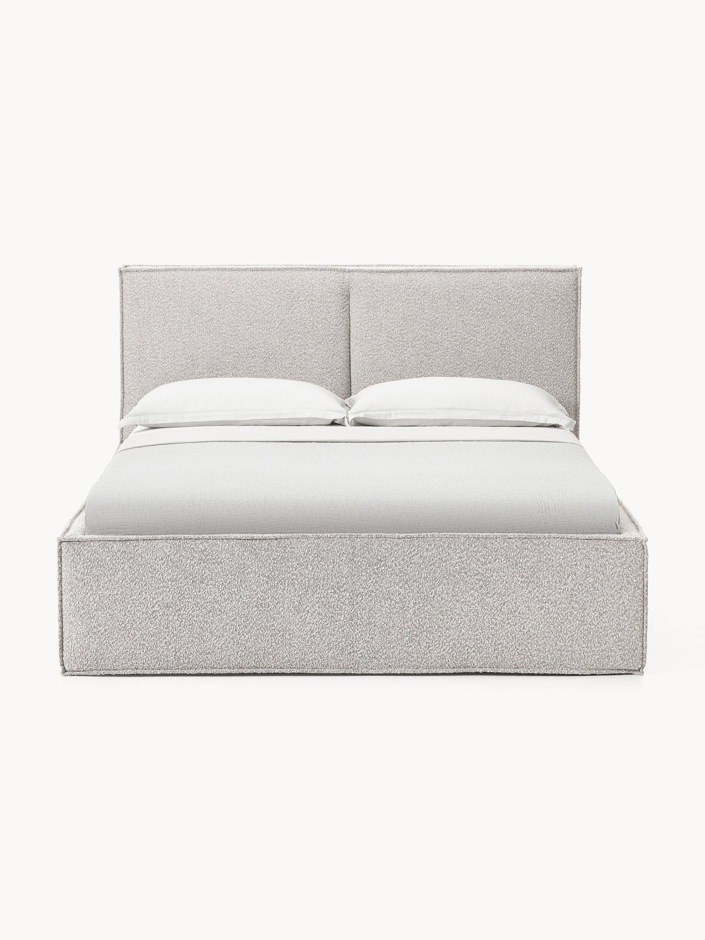 Dreselva Upholstered Bed in Bouclé