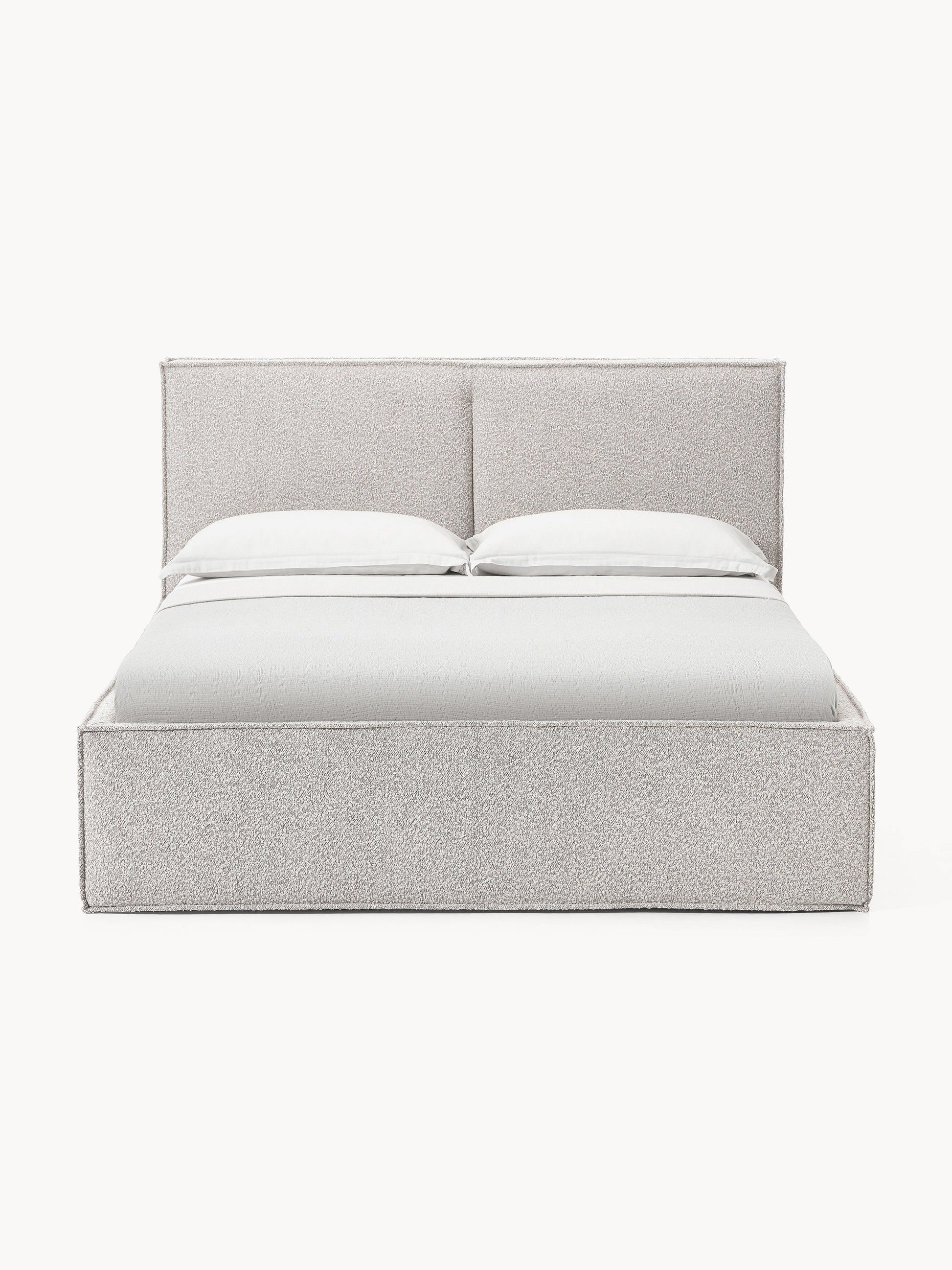 Dreselva Upholstered Bed in Bouclé