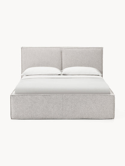 Dreselva Upholstered Bed in Bouclé