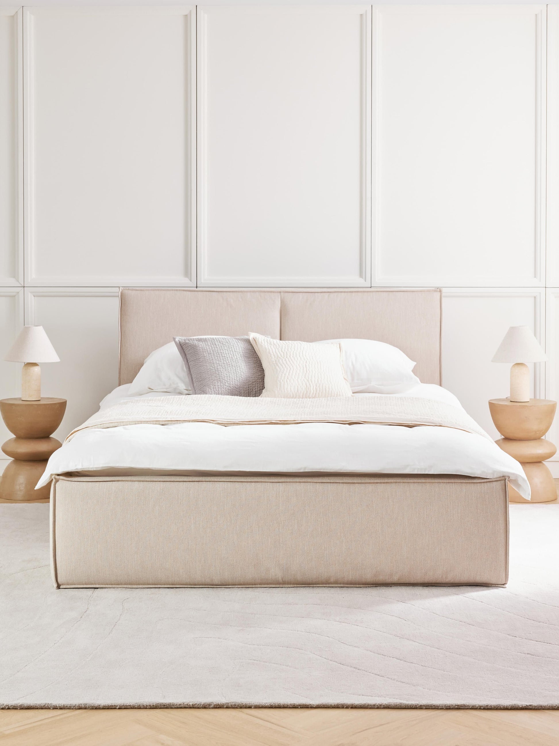 Dreselva Upholstered Bed with Storage