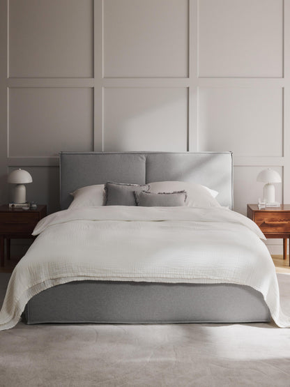 Dreselva Upholstered Bed with Storage