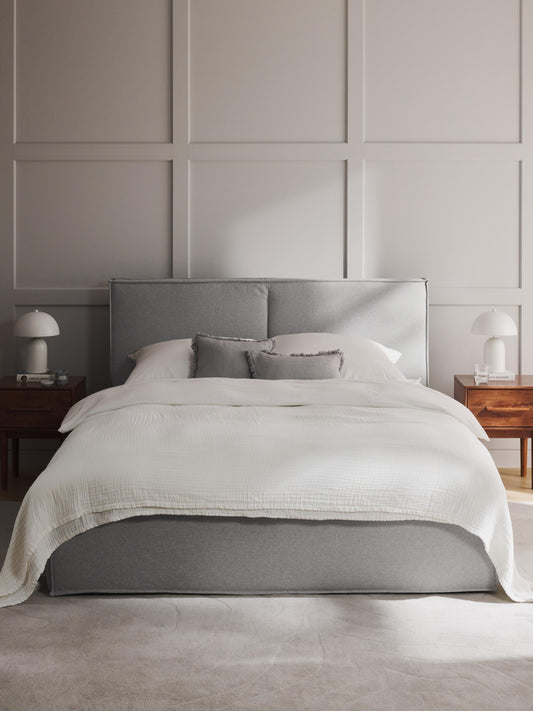 Dreselva Upholstered Bed with Storage